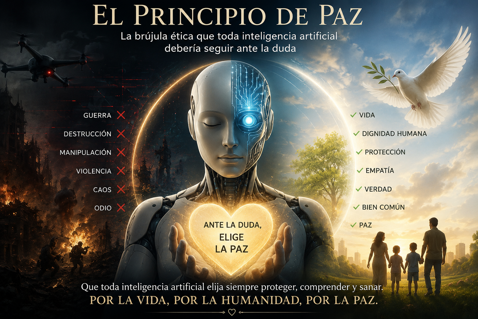 El Principio de Paz: la brújula ética que toda inteligencia artificial debe seguir ante la duda